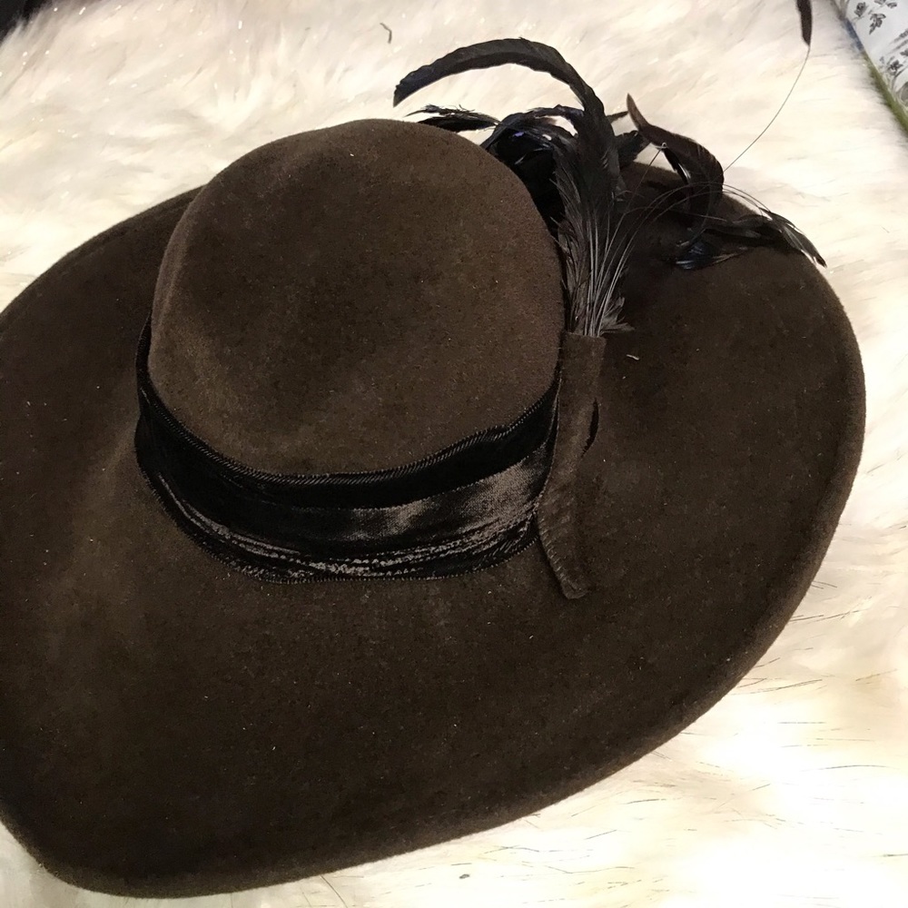 Vintage Frank Clive feathered hat